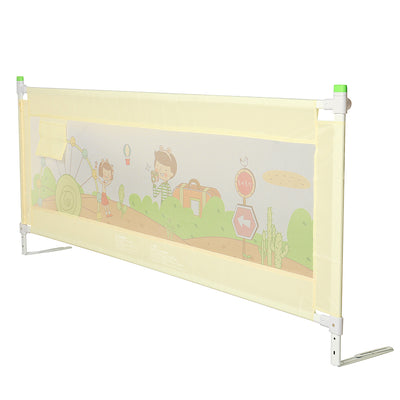 Adjustable Height Baby Bed Fence