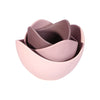 Colorful Lotus Ceramic Bowls Set