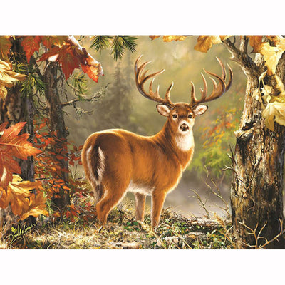 Watercolor Deer Canvas Painting