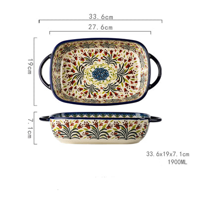 Rectangular Ceramic Baking Tray