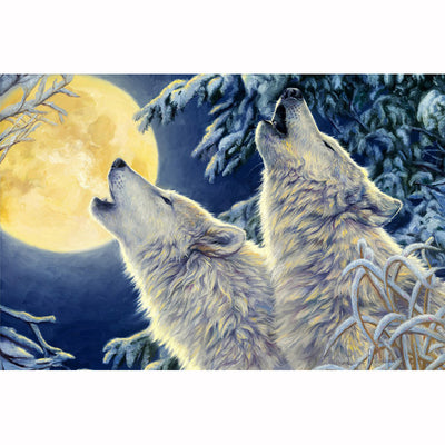 Howling Wolf Canvas Painting