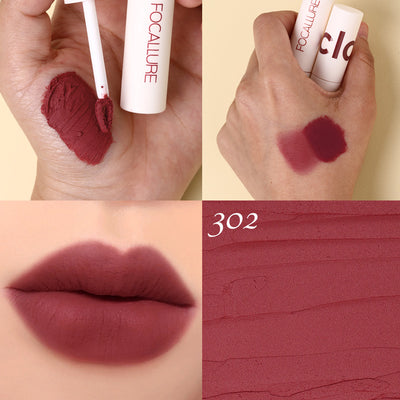 Matte Mud Velvet Waterproof and Non-fading Lip Glaze