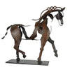 Statue Adonis Courtyard Metal Horse