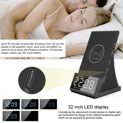 Phone Charging Speaker Alarm Clock Radio