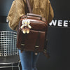 Women's PU Retro Backpack