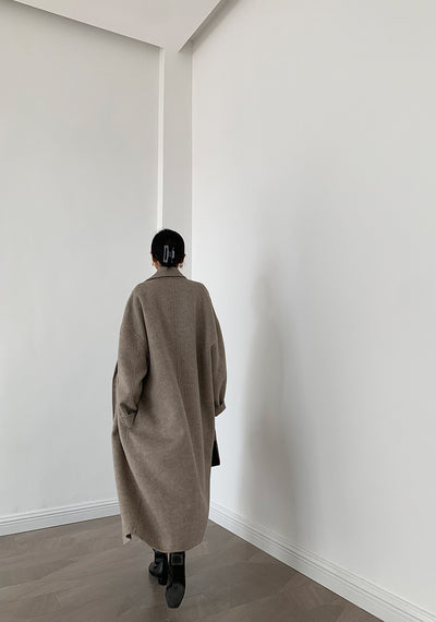 Long Double-sided Wool Coat