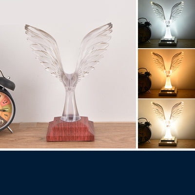 Crystal Eagle Desk Lamp