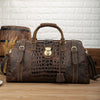 Leather Patterned Travel Bag