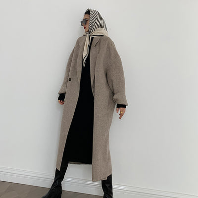 Long Double-sided Wool Coat