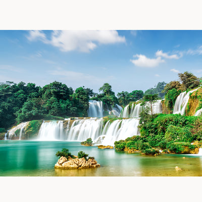 Full Square Landscape Waterfall