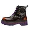 Leather Dr Martin Boots High-Top Laces