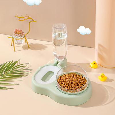 Automatic Water Bowl + Pet Double Bowls for Food