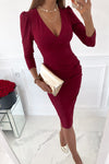 Women's V Neck Dress