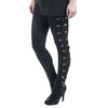 Gothic Punk Style Lace-up Leggings Hip High Waist Trousers