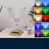 Crystal Eagle Desk Lamp