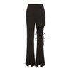 Gothic Punk Style Lace-up Leggings Hip High Waist Trousers