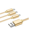 3 In 1 USB Mobile Phone Data Cable