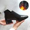 Women's Leather Low Heel Shoes