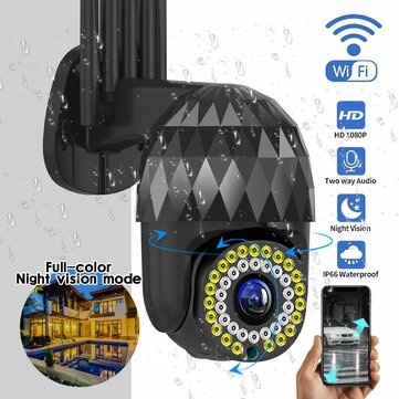 1080P 39 LED Outdoor Black Camera