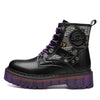 Leather Dr Martin Boots High-Top Laces