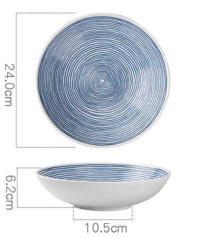 Ring Line Ceramic Dinnerware